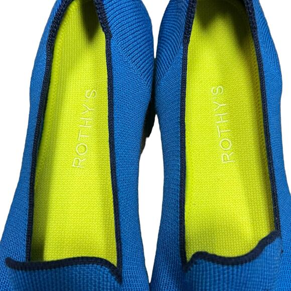 Rothy's Merino Tassel Loafer in Blue Limited Edition Size 10 - Picture 4 of 7